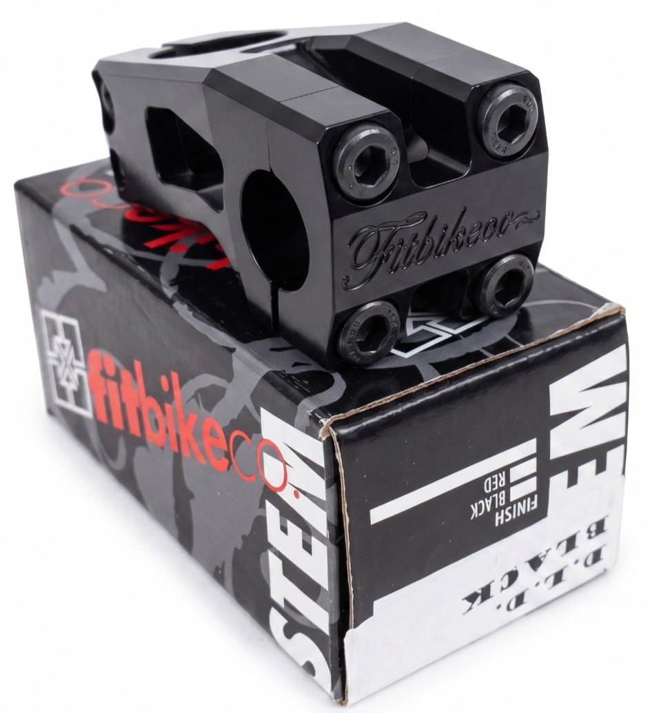 FITBIKECO DLD STEM BLACK FRONT LOAD BMX VINTAGE NEW NOS FIT BIKE CO MIKE AITKEN