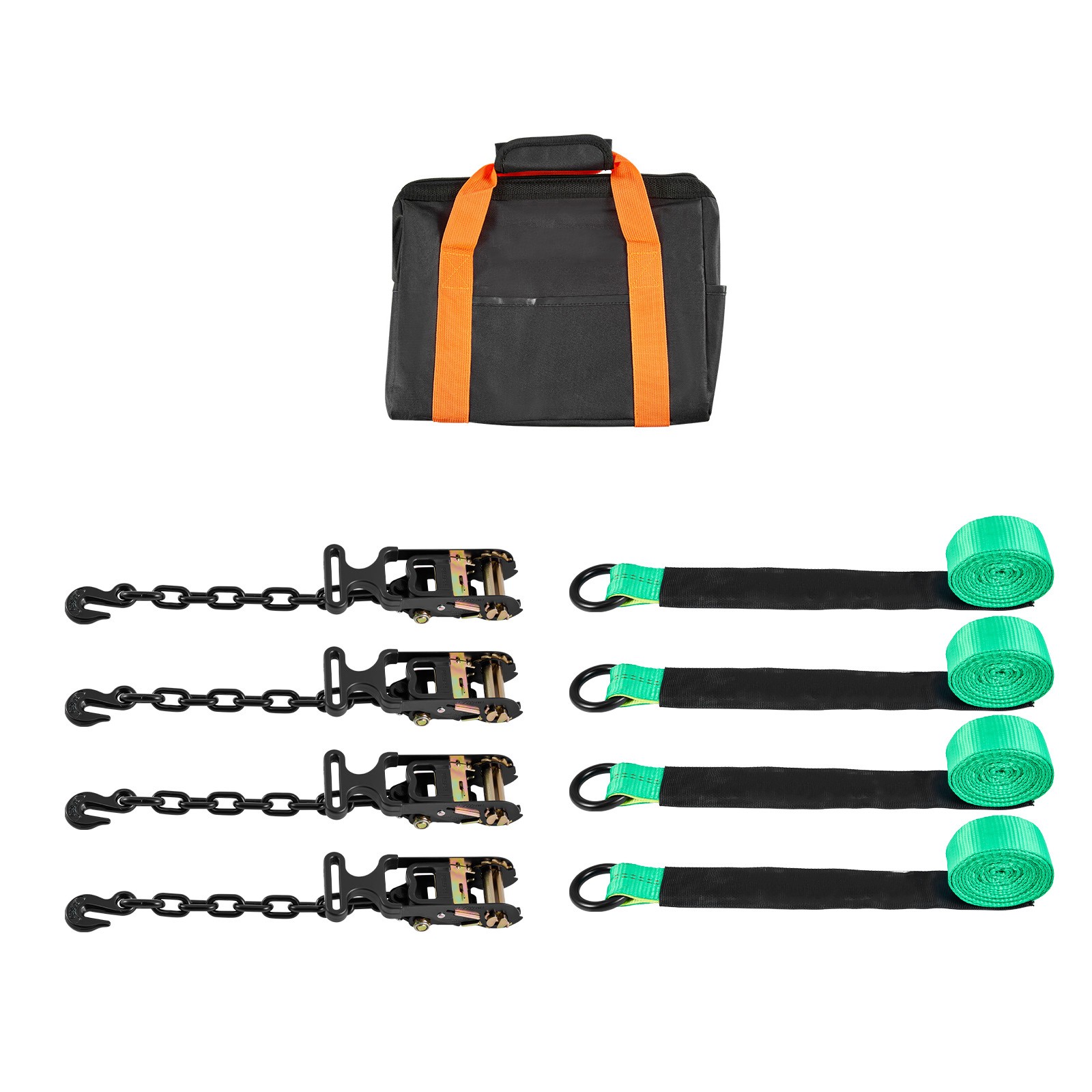 Uimoso Wheel Chock Tie-Down Kit with Durable Hooks, 10,009 lbs Load Capacity