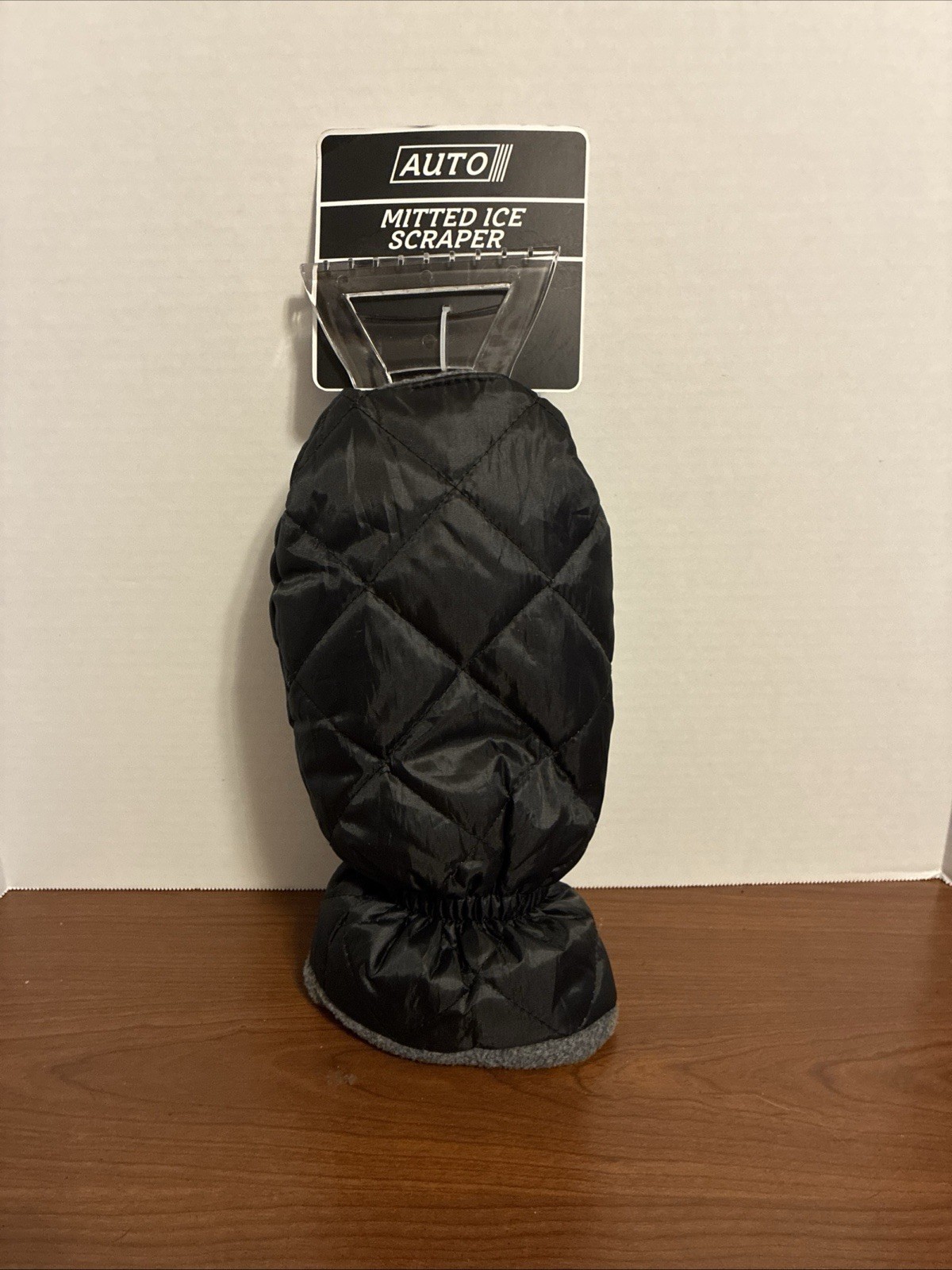 Auto Mitted Ice Scrapper Quilted Nylon Waterproof NWT