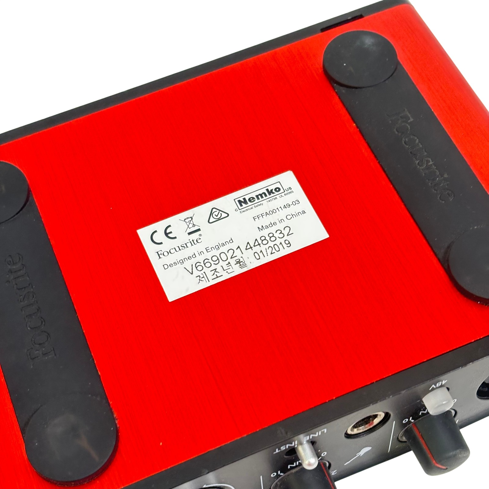Focusrite SCARLETTSOLO 24 Bit 192 kHz USB Audio Interface