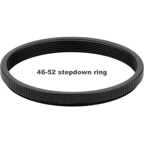 46-52 adapter ring to use 52mm lenses on 46mm thread lens