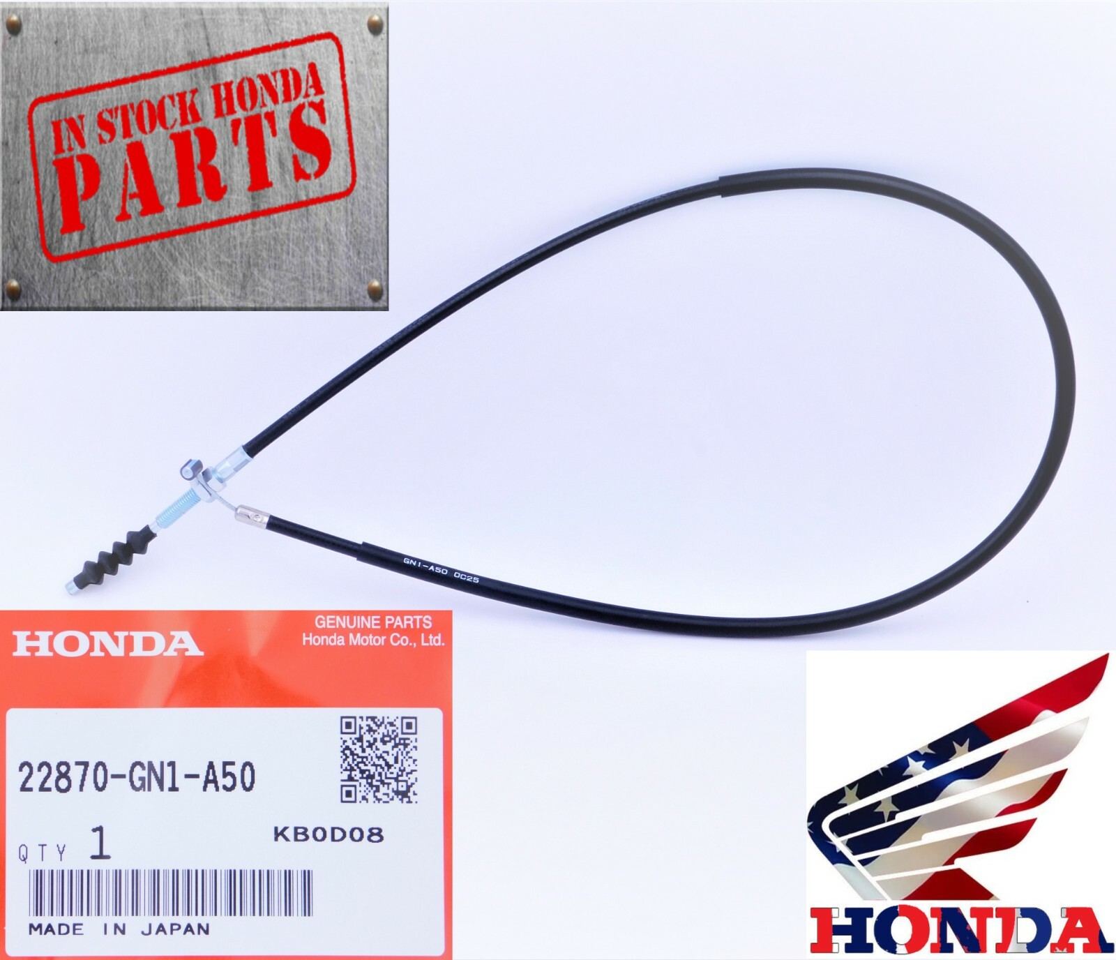 Honda Clutch Cable Assembly Clutch Cable 01-03 XR80R 04-13 CRF80F OEM  New OEM