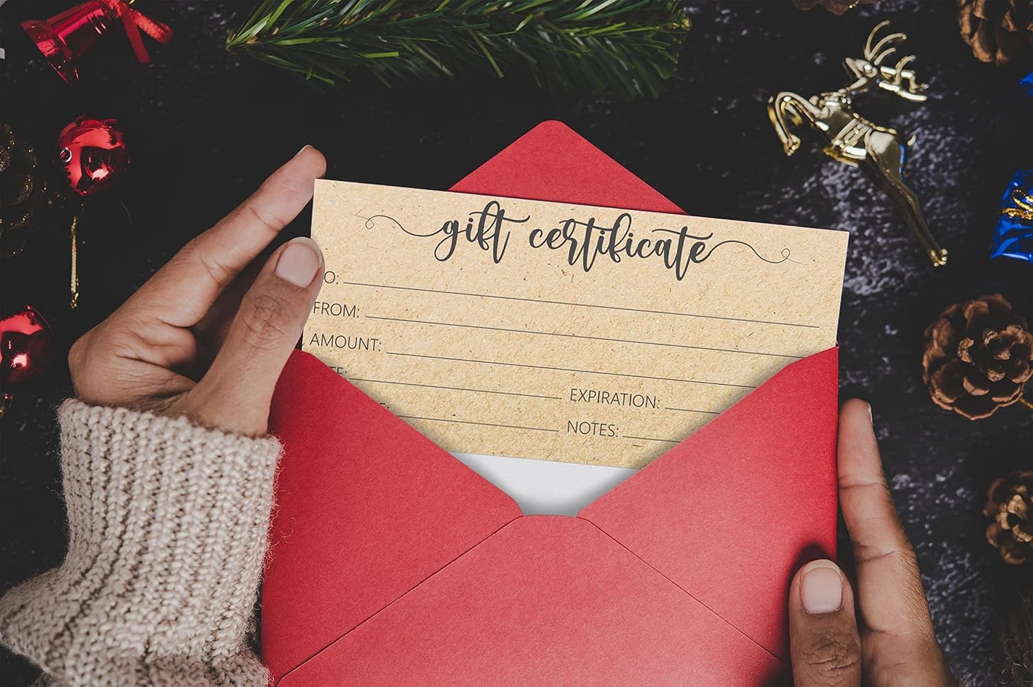 Blank Gift Certificates 25 Rustic Custom Gift Card Templates with Unique Designs
