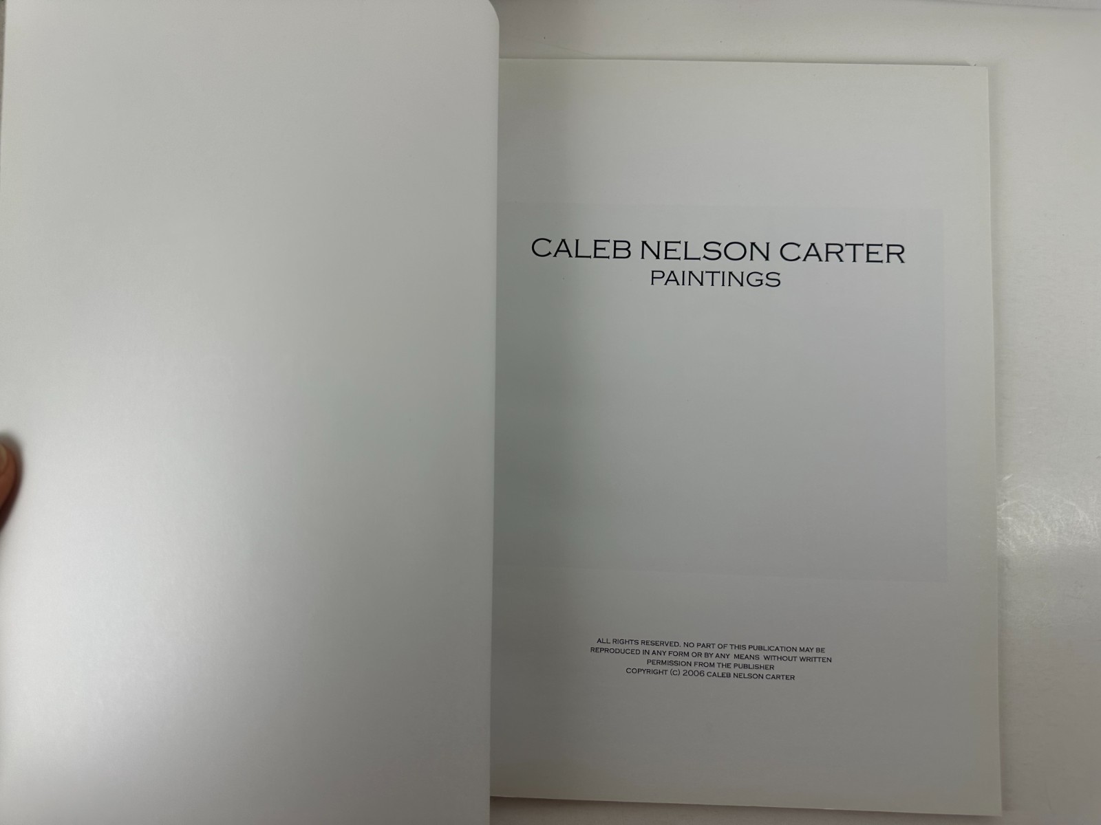 Caleb Nelson Carter Paintings 2006
