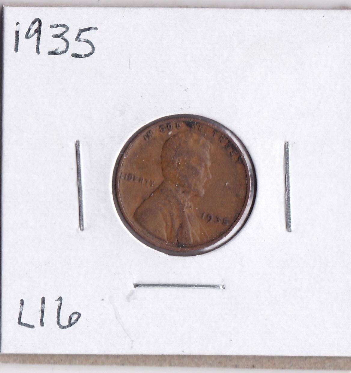 1935 Lincoln Cent L16