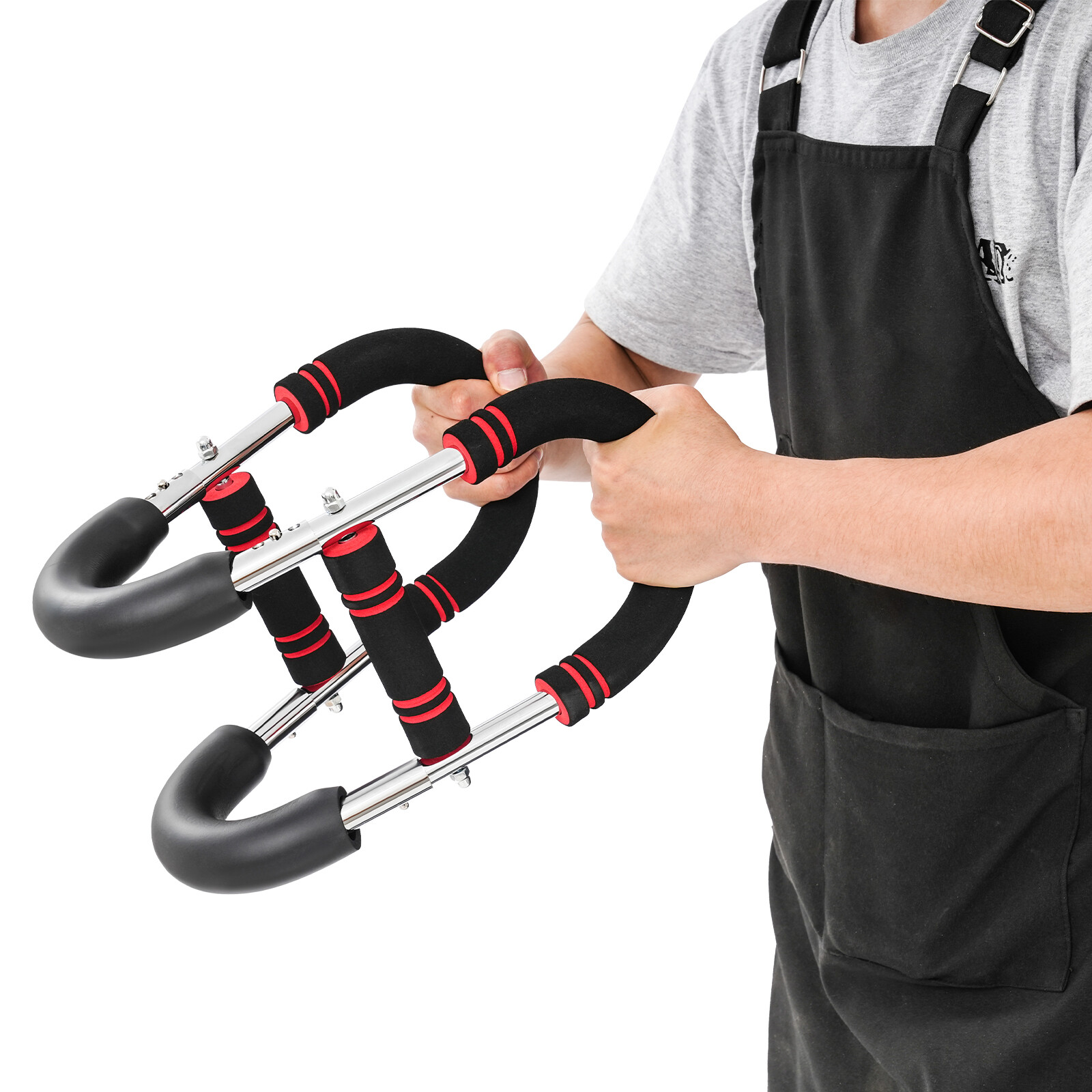 U-Shaped Upper Body Strength Builder Trainer Arm Exercise Equipment Adjustable