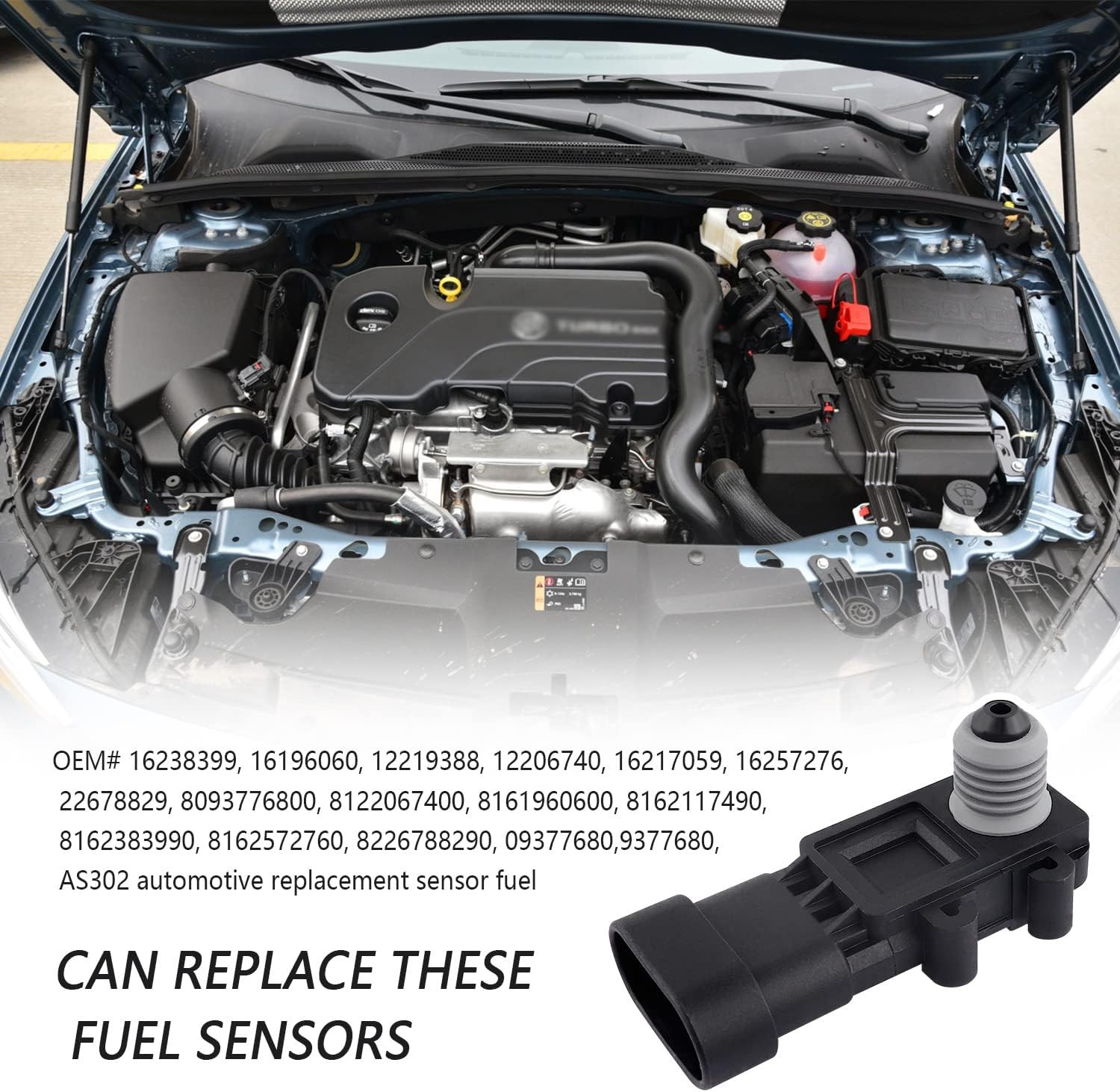 Fuel Tank Pressure Sensor, OEM Replacement