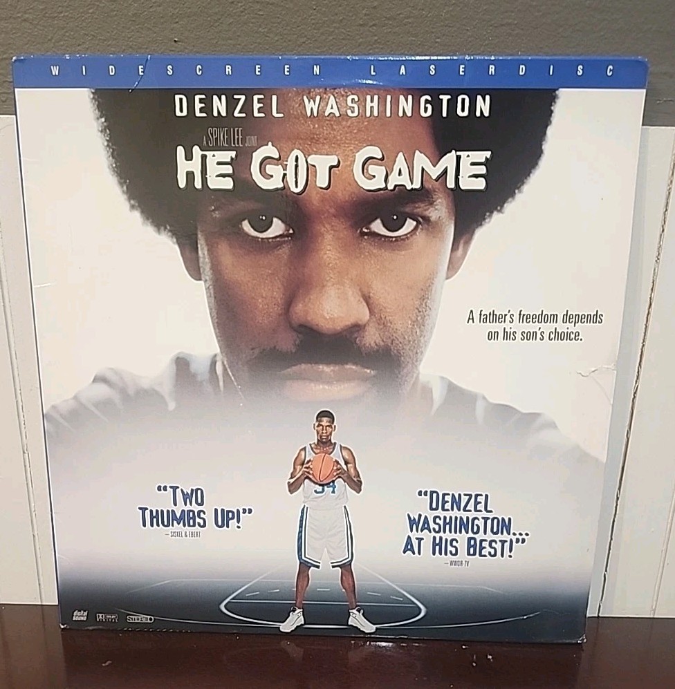 He Got Game LASERDISC DENZEL WASHINGTON