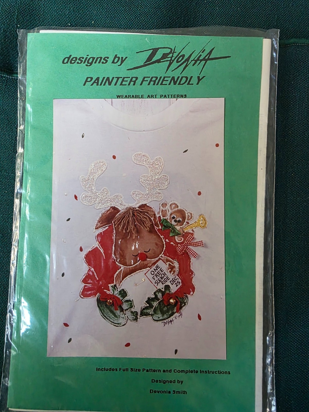 Patterns By Devonia Smith ,Painting Pattern, Painter  Friendly  Baby Rudolph