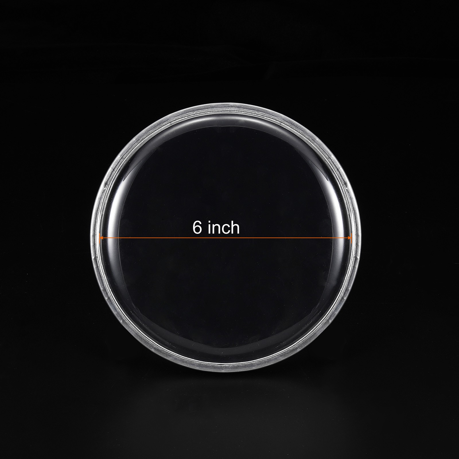 2pcs 6 Inch Drum Head Drum Skin Drum Player Gift Transparent