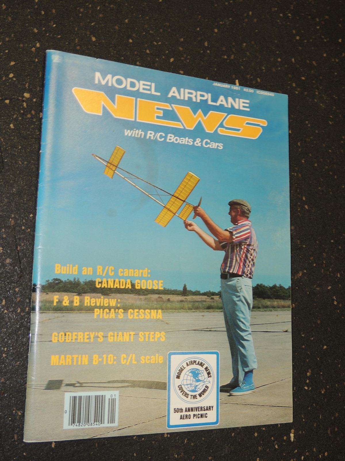 Model Airplane News Magazine January 1981 Martin B-10