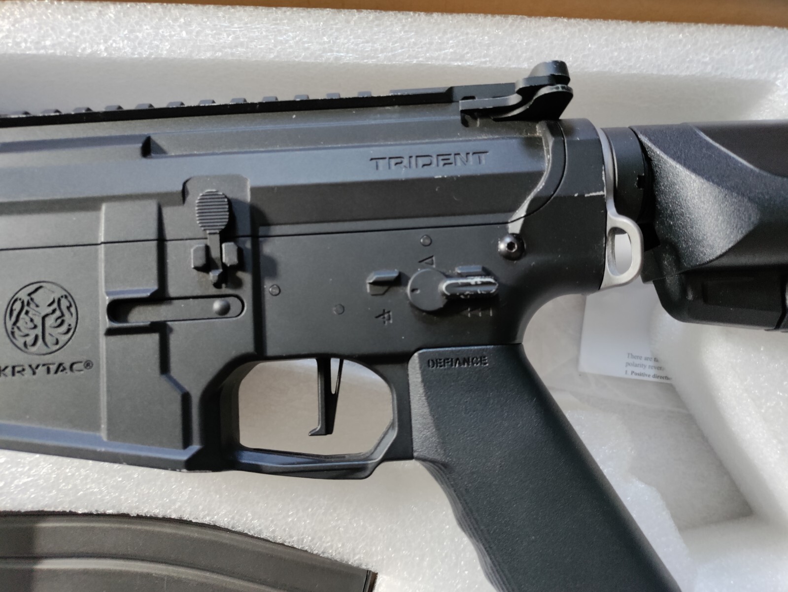 Krytac Trident SPR Mk2 AIRSOFT Gun with extras