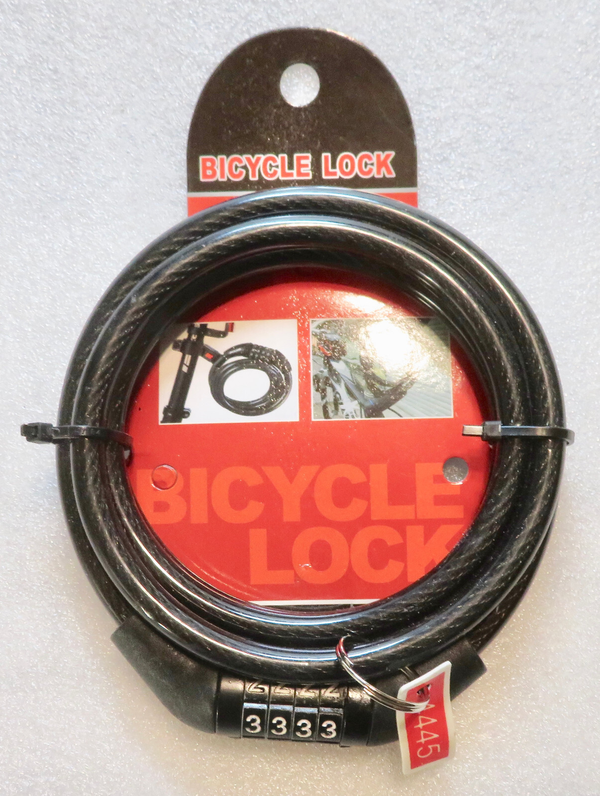 Bicycle Lock Cable with Combination - NEW
