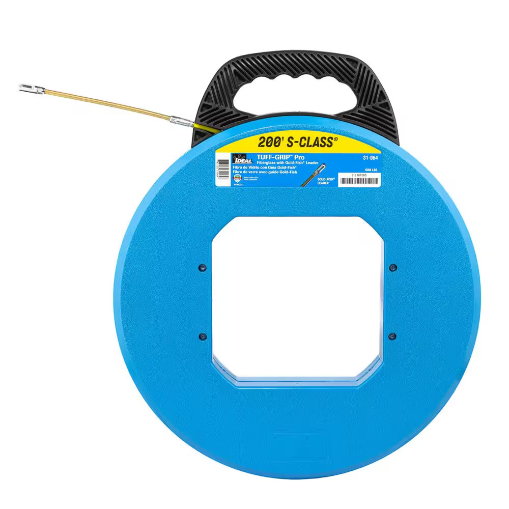 Tuff-Grip Pro 200 Ft. X 3/16 In. S-Class Fish Tape with Leader