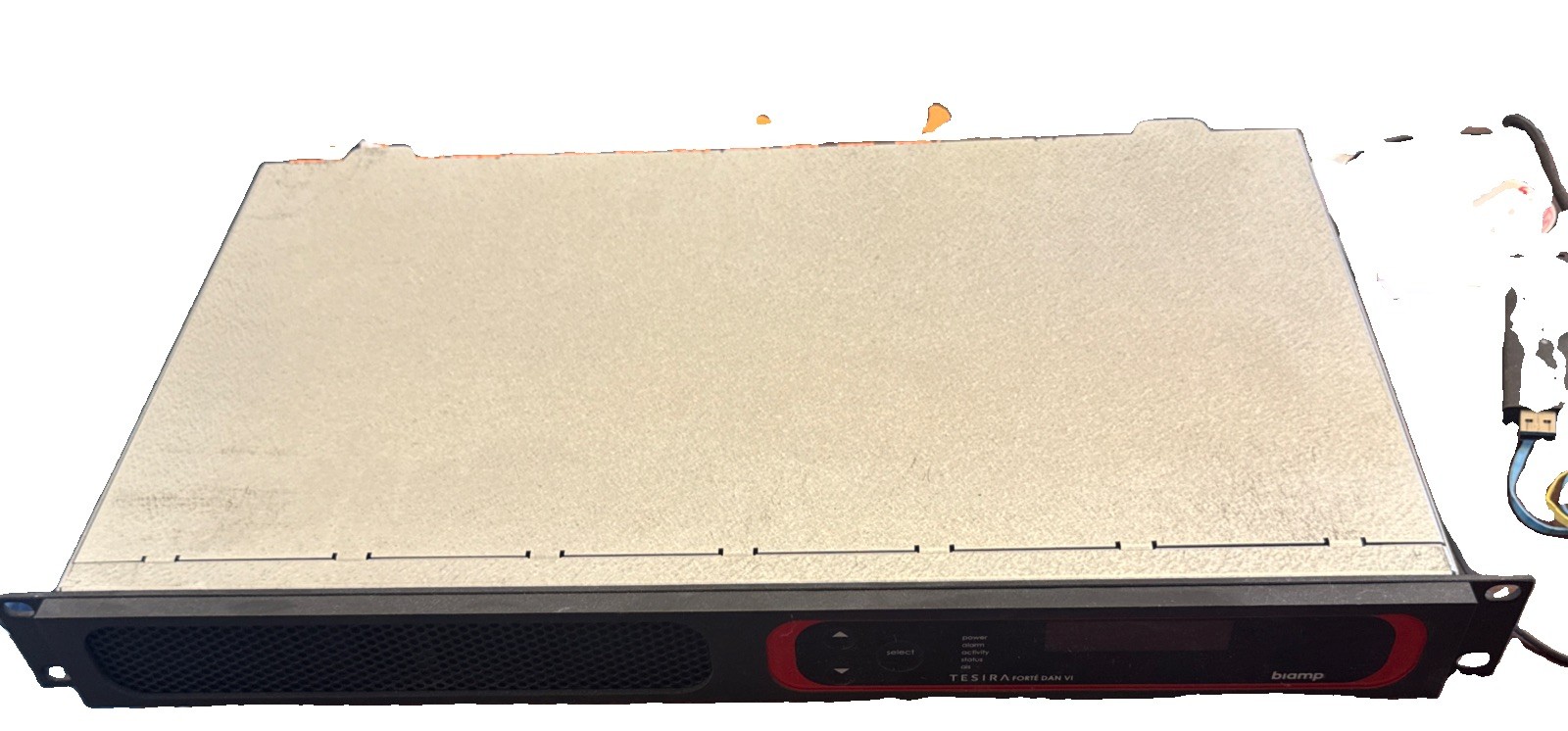 Biamp Tesira Forte DAN VI Digital Audio Signal Processor, Black & Silver RD-X3B