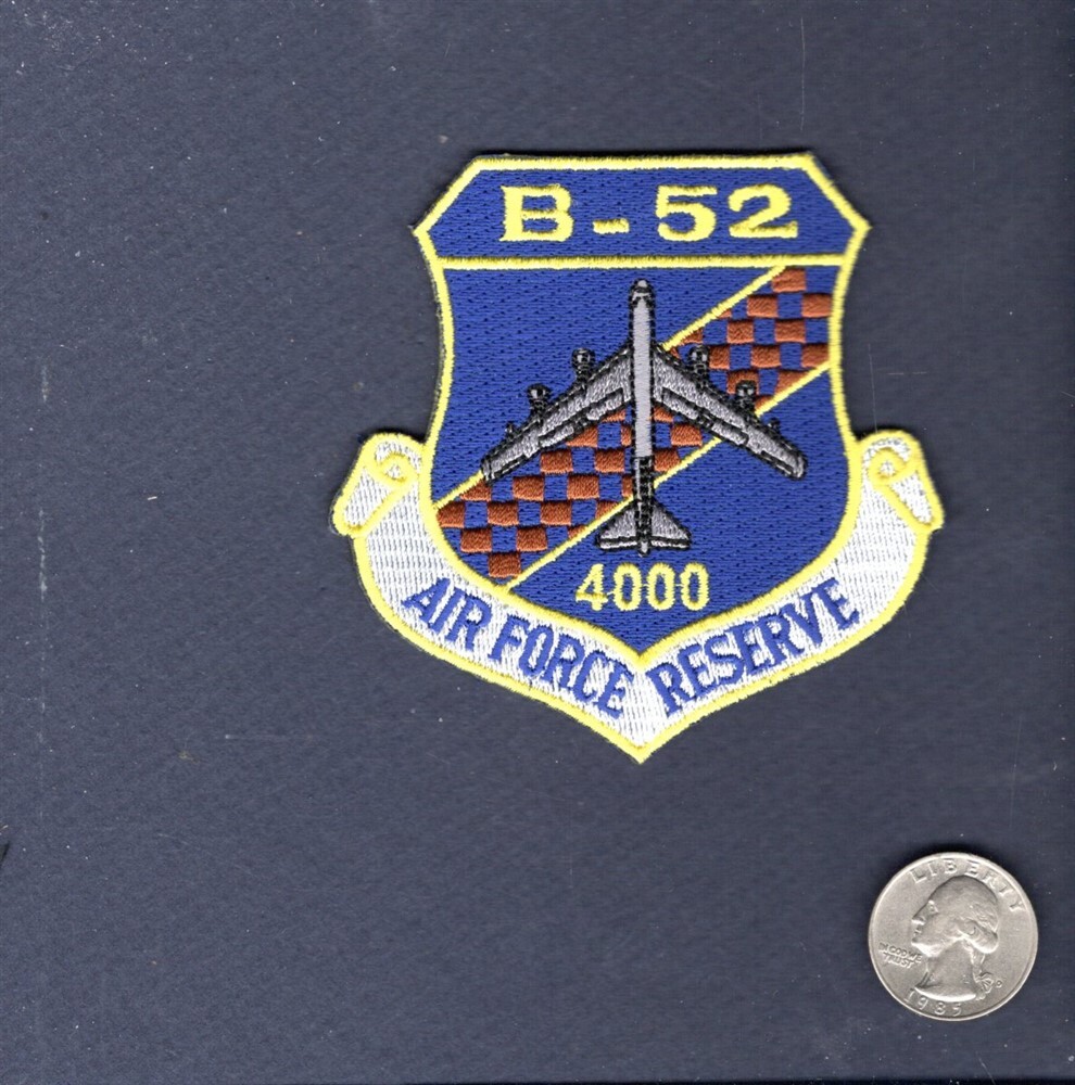B-52 STRATOFORTRESS 4000 Flight Hours USAF Boeing Bomber Squadron Patch