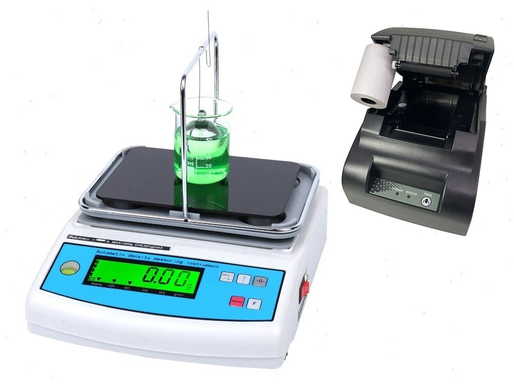 Density Measurement in Liquids with Printer RS232C 0.01-600g 0.001g/cm³