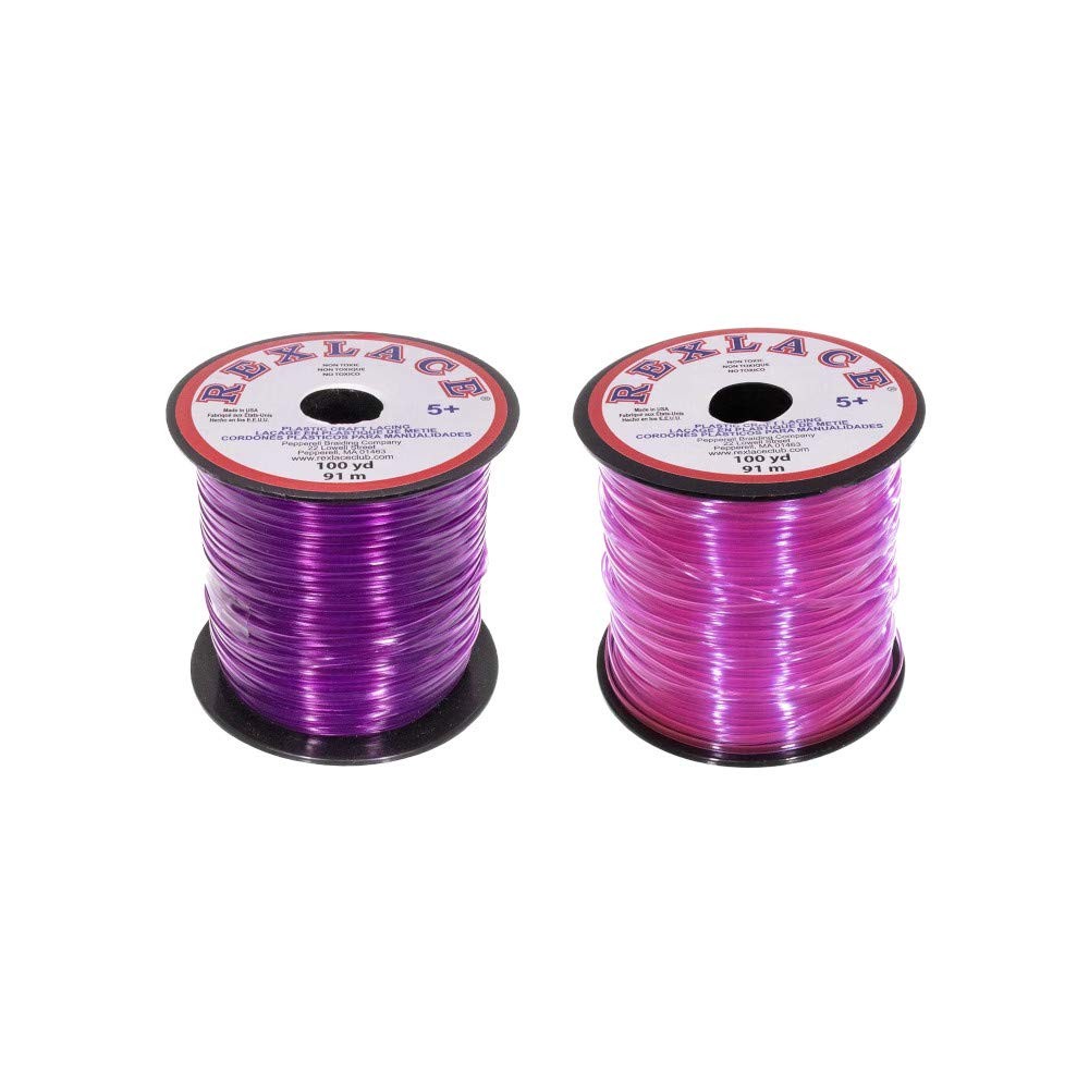Rexlace Multicolor Bundle Packs – 100 Yards of Each Color Sugar Plum