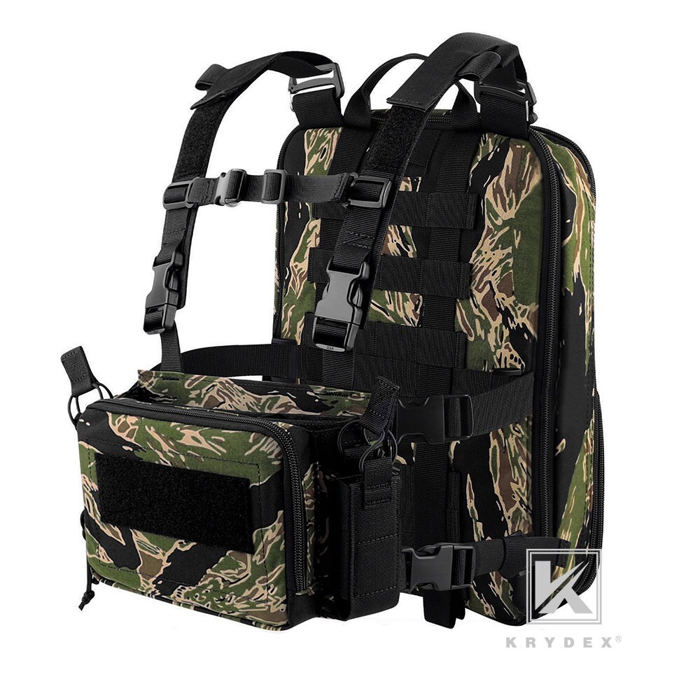 KRYDEX Tactical D3CR Chest Rig Harness D3 Flatpack Backpack MOLLE Rucksack GT