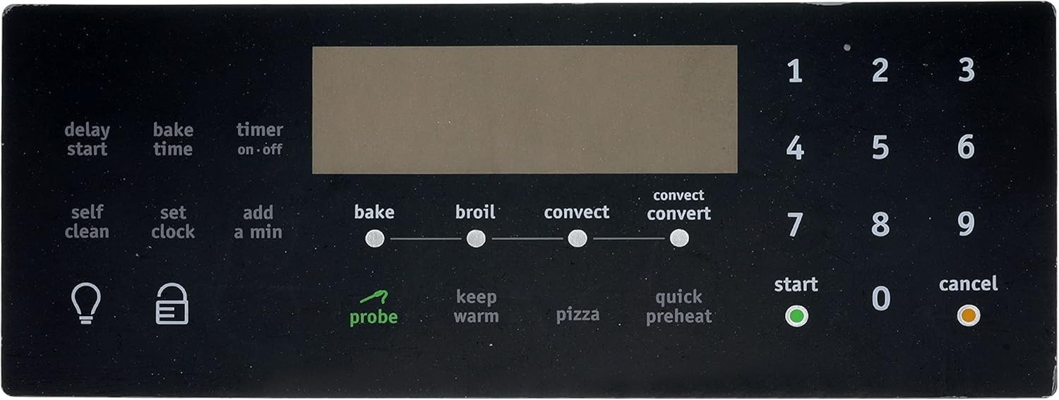 Range Oven Board Control Overlay for Electrolux Frigidaire 316419828