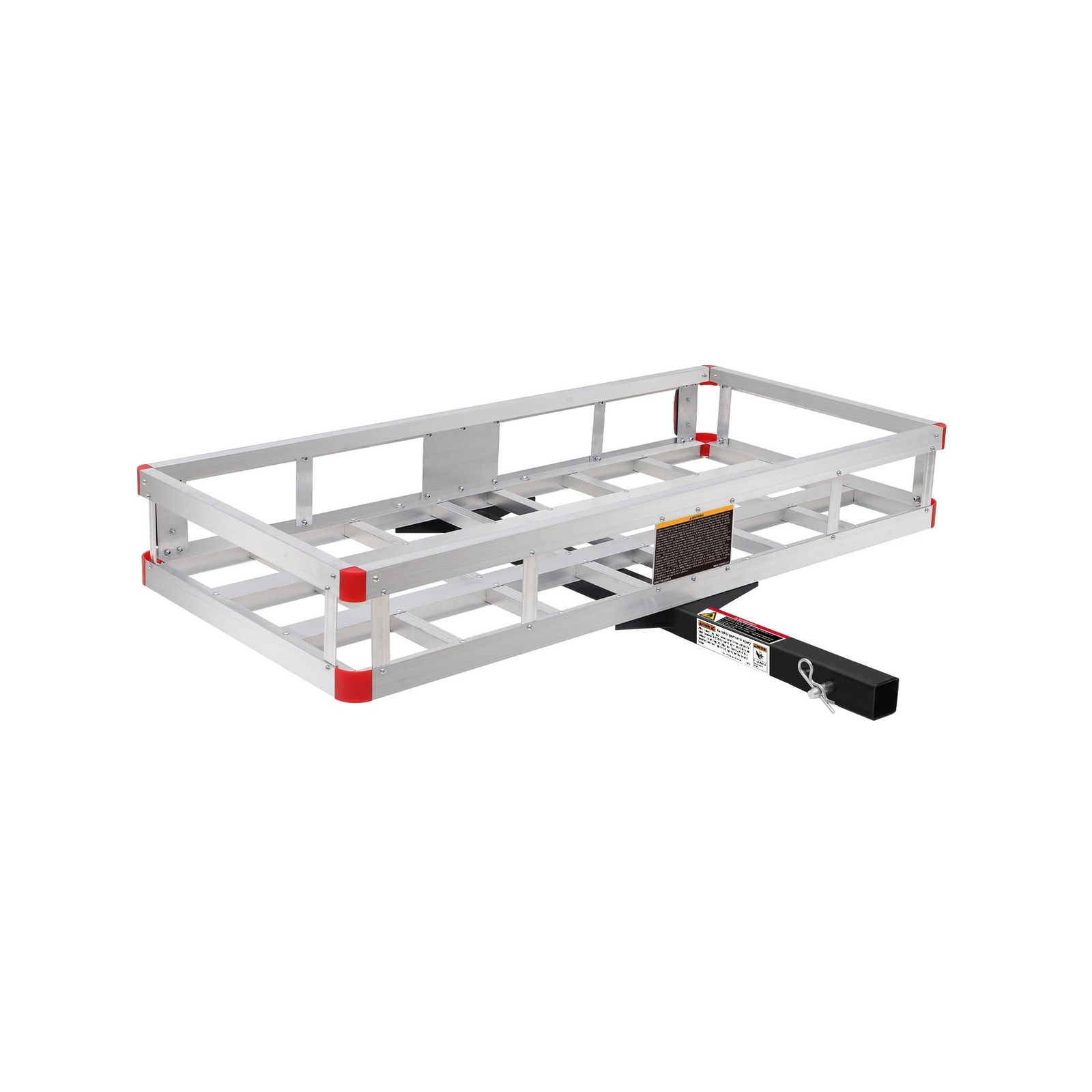 MaxxHaul 70108 Aluminum Cargo Carrier With High Side Rails- Trailer Hitch Mou...