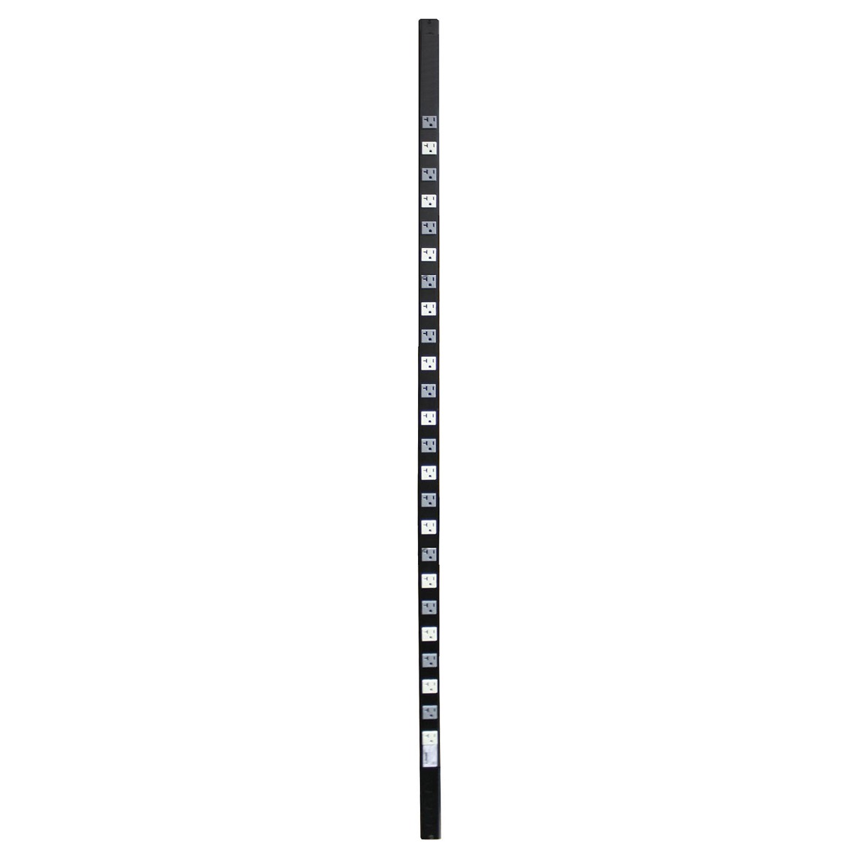Power Strip-20A, 2-Circuits 24 Outlets, Pigtails, 70in L | Lowell ACS20242C