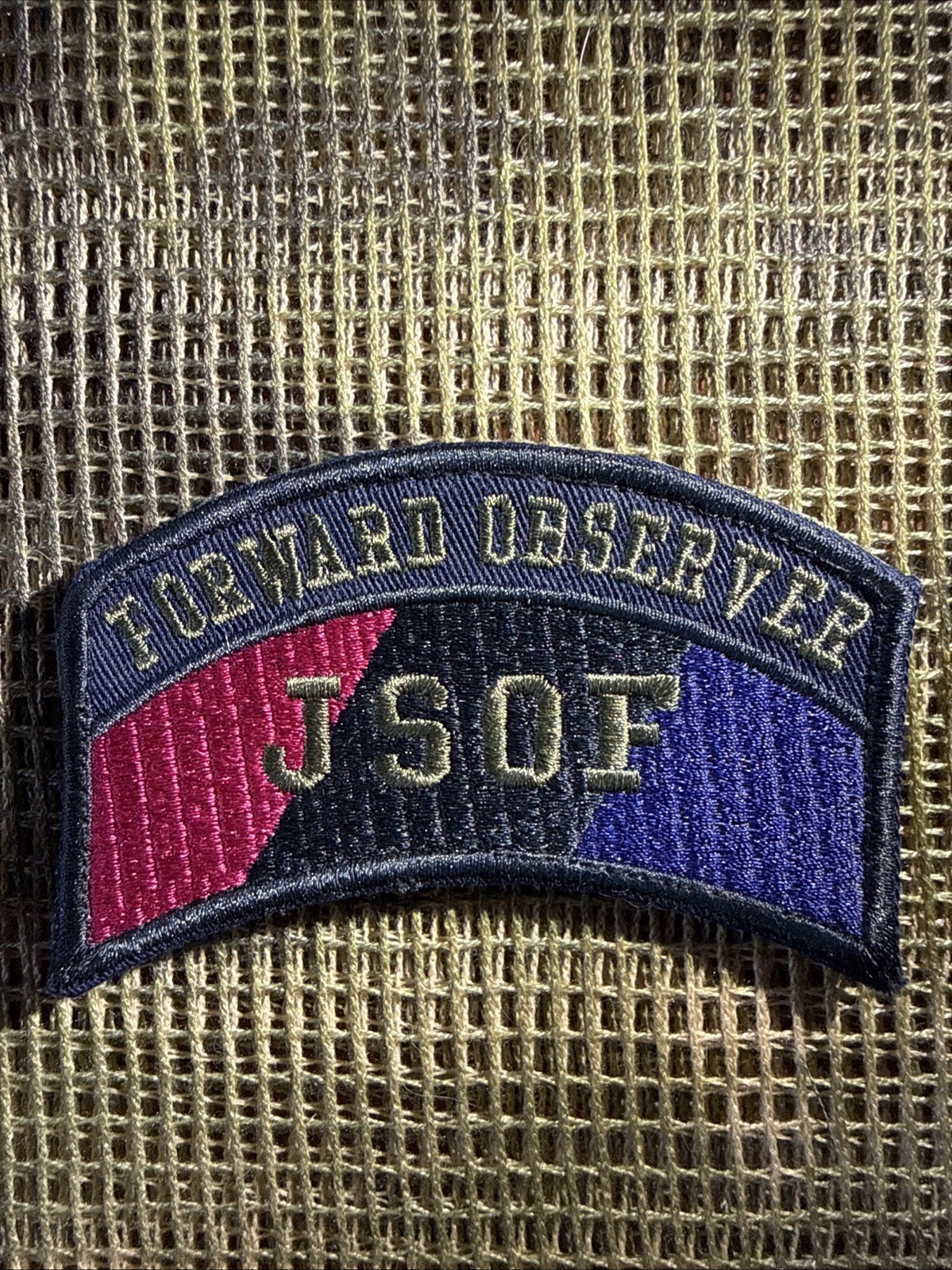 French Foreign Legion JSOF Forward Observer Team Color PATCH -Afgan