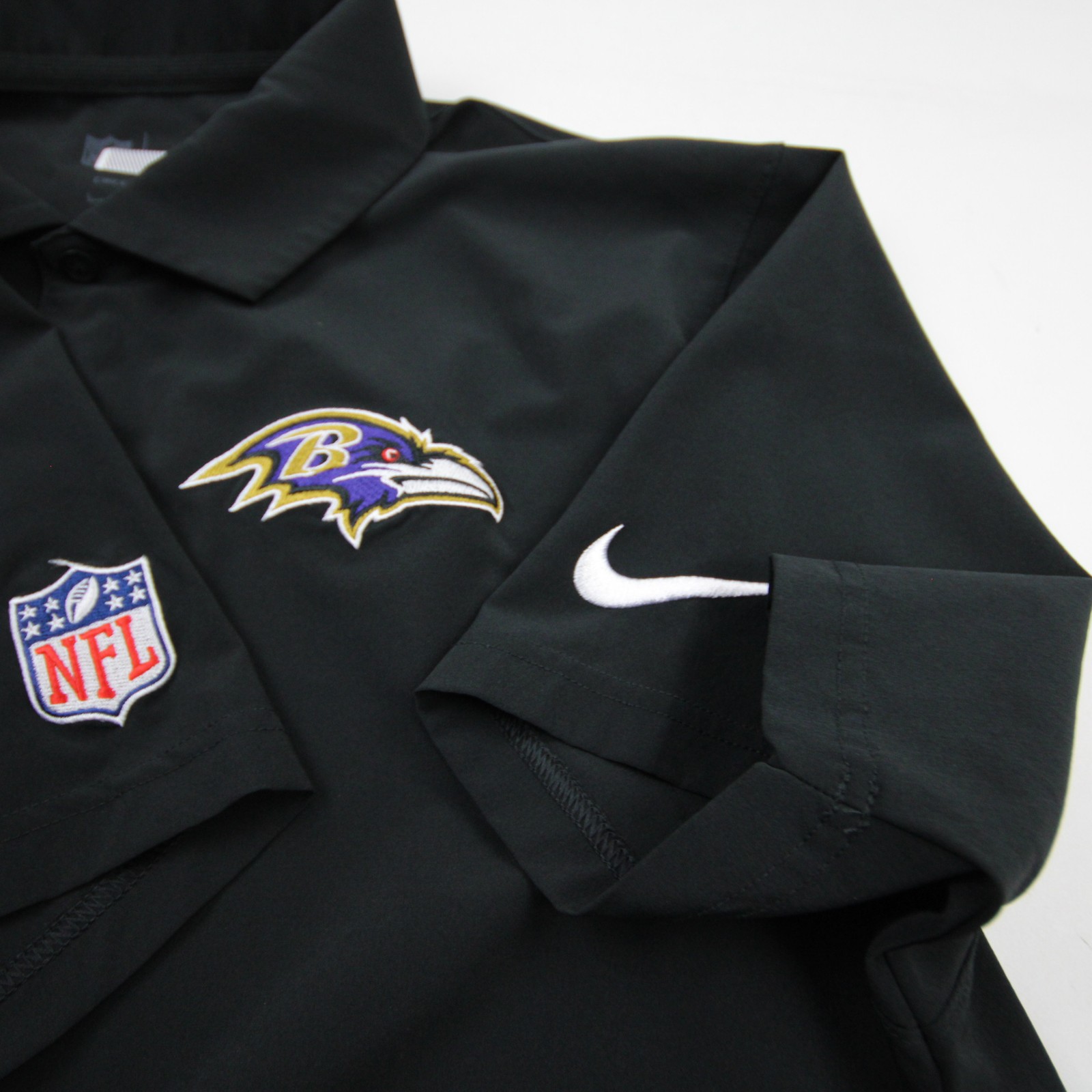 Baltimore Ravens Nike NFL On Field Polo Men's Black Used L
