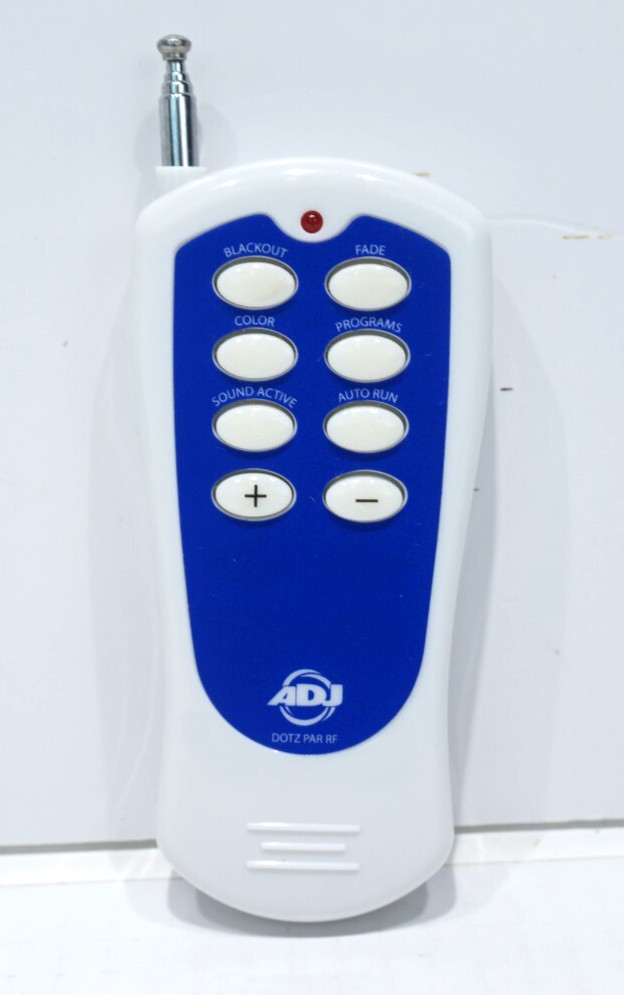 AMERICAN DJ (ADJ) DOTZ PAR RF REMOTE CONTROL for DOTZ PAR & WASH LIGHT FIXTURE