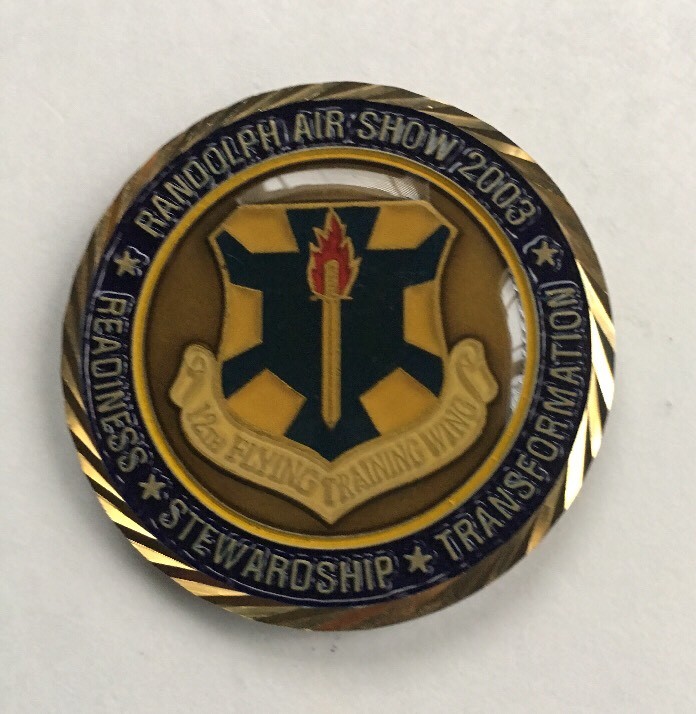 USAF Randolph AFB, Air Show 2003 Challenge Coin A18