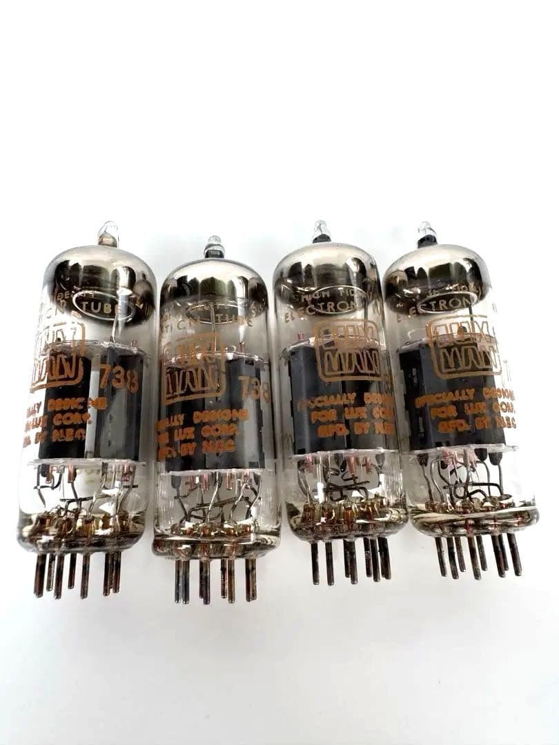 LUXMAN 6240G EL34 Vacuum Tubes Set Of 4 Audio Amplifier Power Confirmed