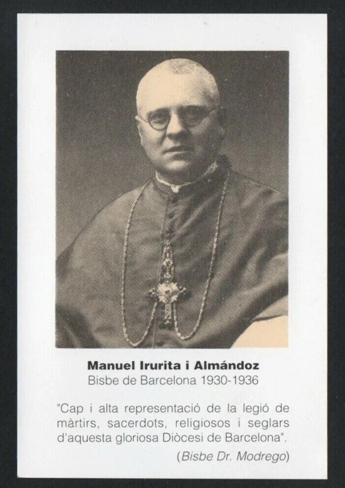 Holy card Martir guerra civil Spain santino image pieuse estampa