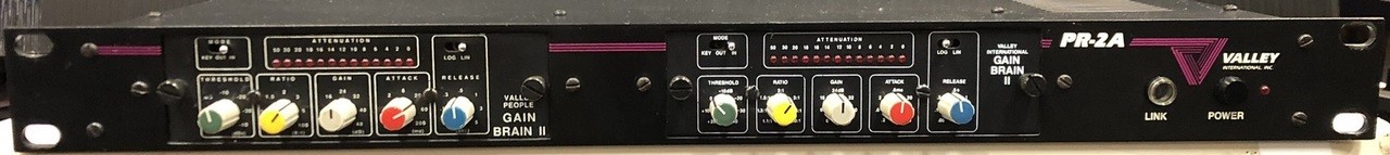 Valley People Gain Brain II Compressor x2 PR-2A Studio Outboard Used