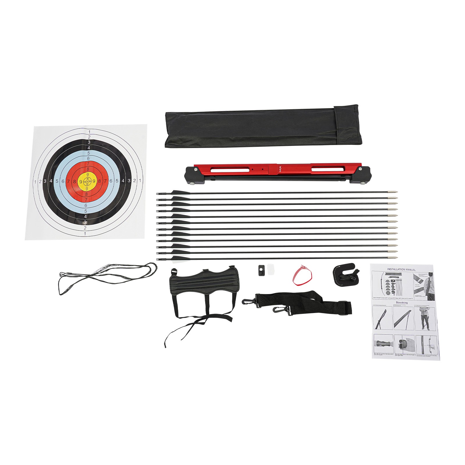 Folding Bow Set, Folding Bow and Arrow Set, Folding Bow Set with Storage Bag