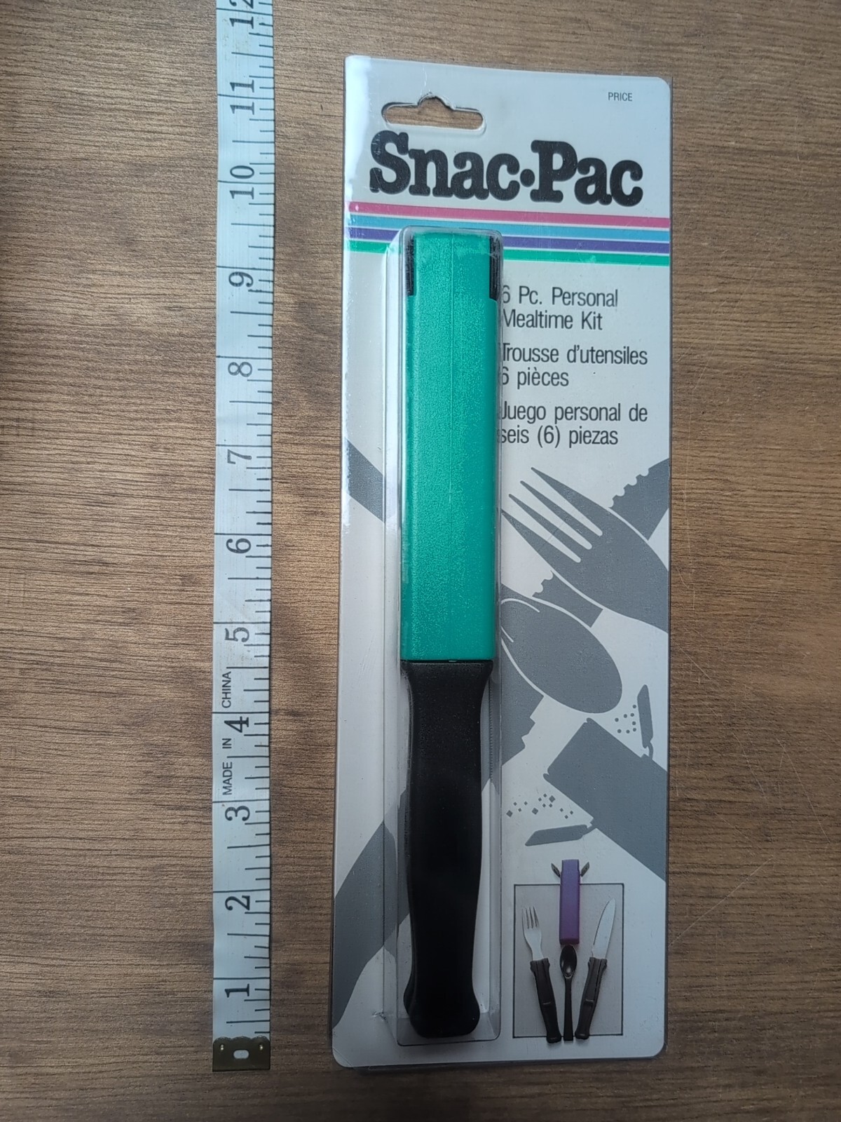 Vintage New Snac Pac 6 Piece Personal Mealtime Kit Camping Fishing Hunting...