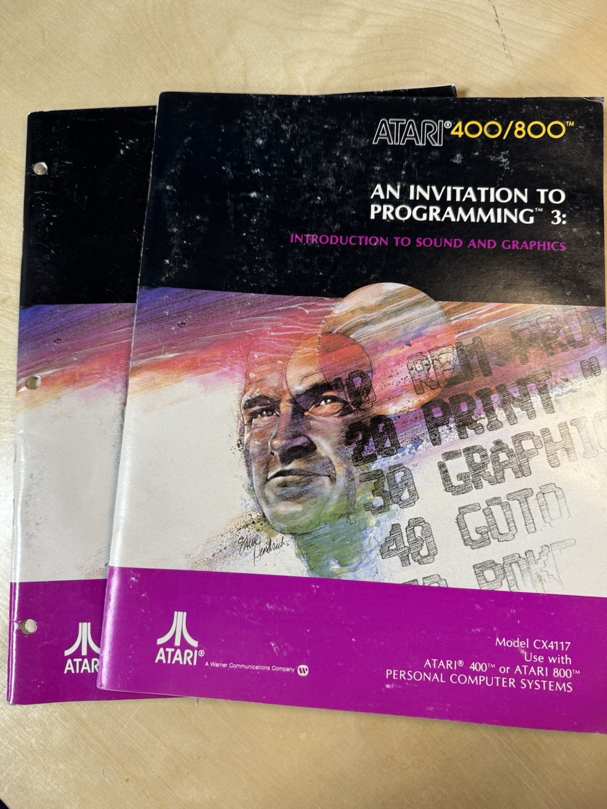 1981 Atari 400/800 An Invitation To Programming Manuals 2 & 3