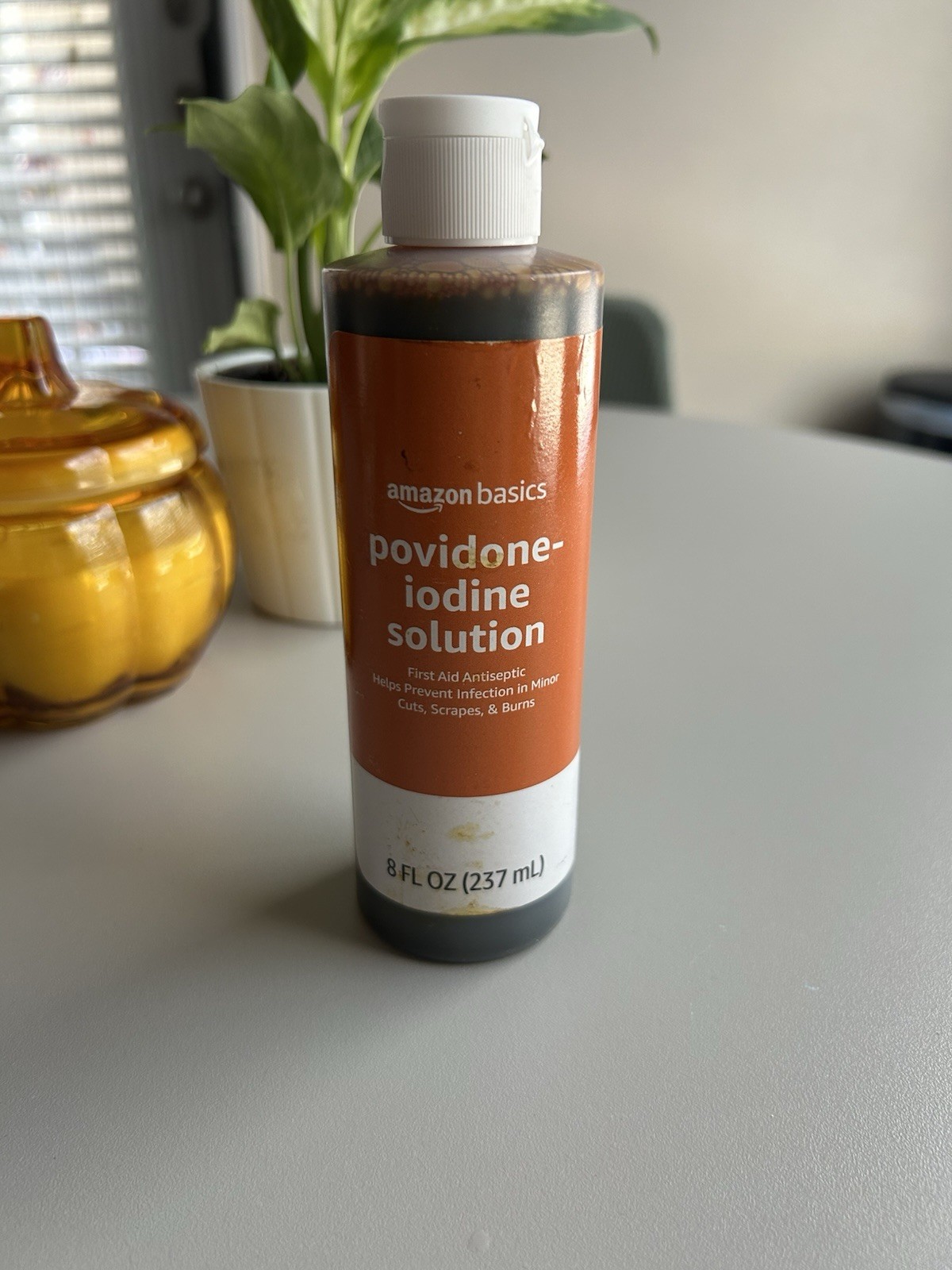 10% Povidone Iodine Solution Antiseptic, Unflavored, 8 Fl Oz, 1-Pack