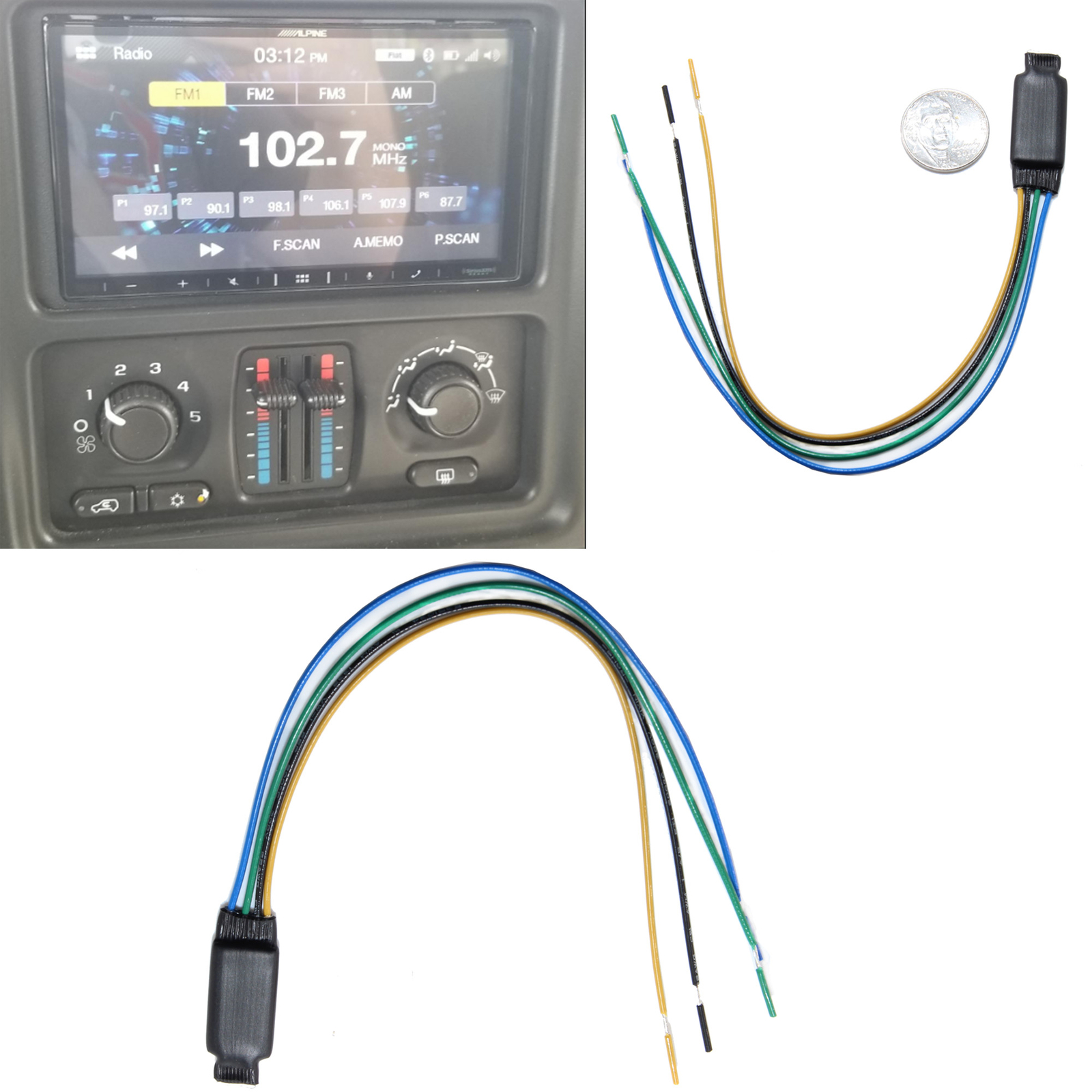 Parking Brake Bypass For Alpine Radio ILX-007 ILX-107/207/ 407 ILX-F309 ILX-W770