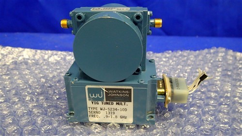WATKINS-JOHNSON WJ-5234-10D YIG TUNED MULTIPLIER 0.9-1.8 GHz