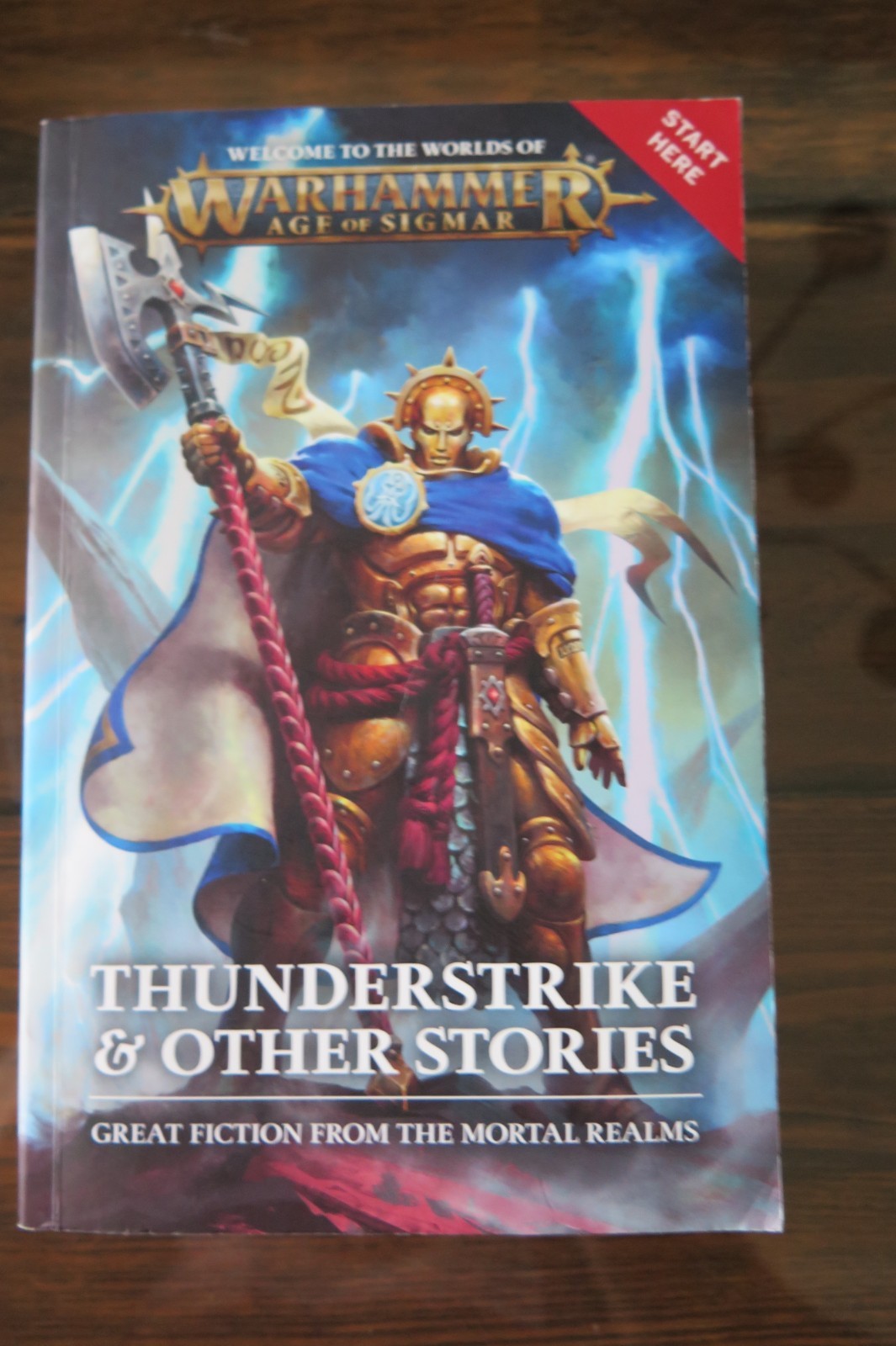 WARHAMMER AGE OF SIGMAR THUNDERSTRIKE & OTHER STORIES NOVEL BLACK LIBRARY SC