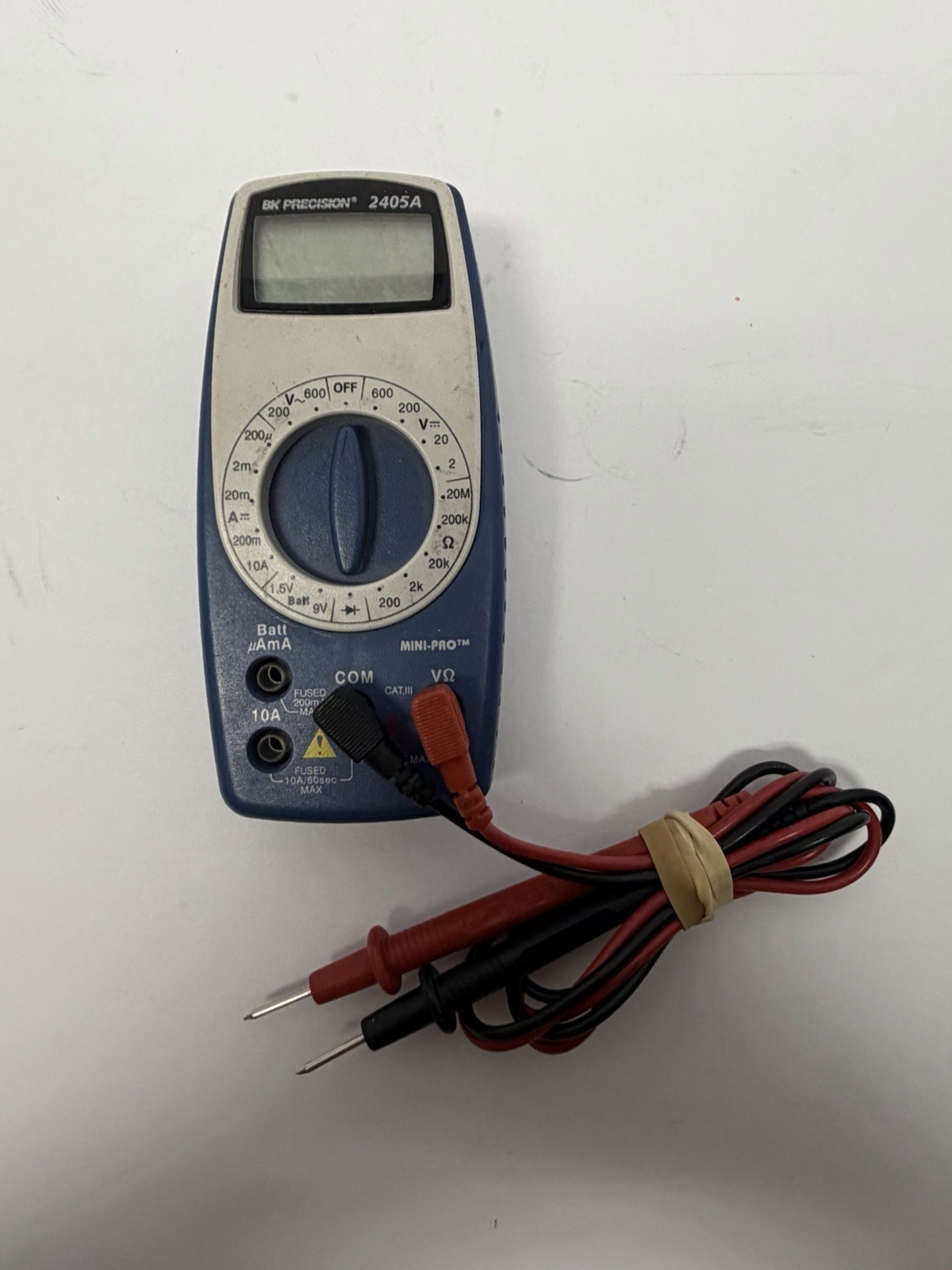 Bk Precision 2405A Tool Kit Handheld Digital Multimeter w/ Leads, WORKING