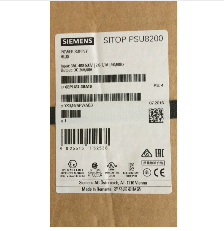 Siemens 6EP1437-3BA10 Processors Control New in box