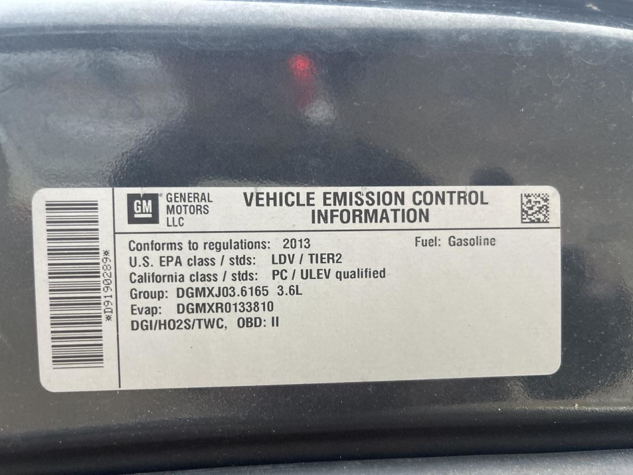 Driver Left Sun Visor Cloth Fits 13-17 XTS 1011211