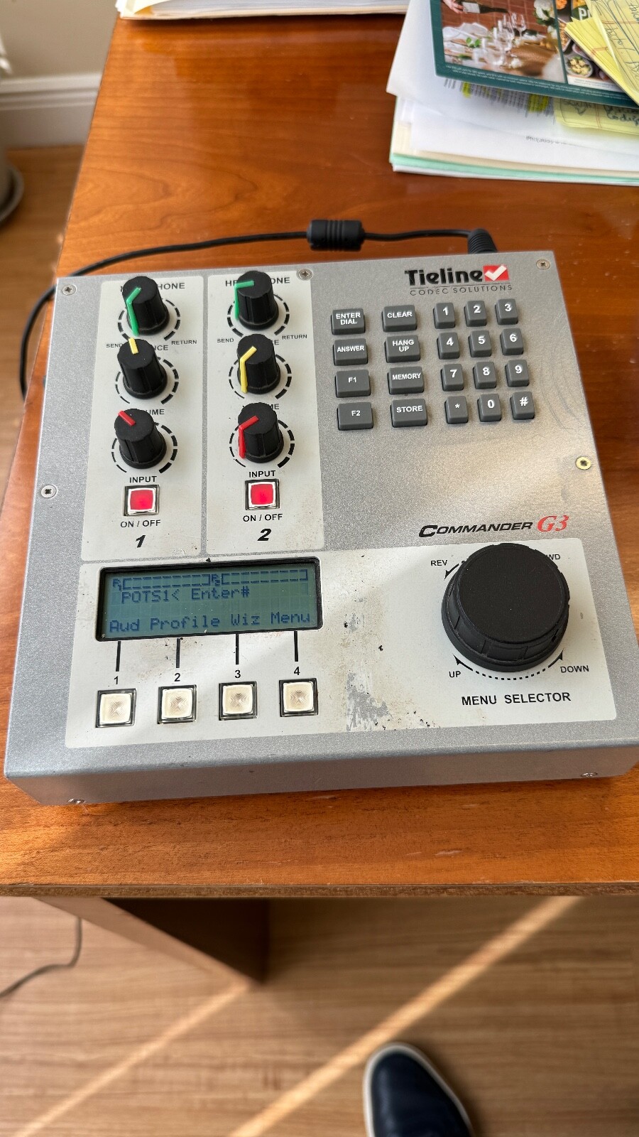 TIELINE COMMANDER G3 TLF300 PORTABLE POTS STEREO AUDIO CODEC (NO IP)