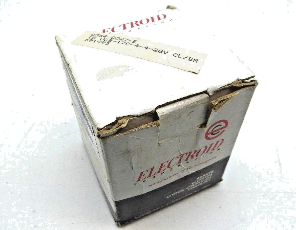 Electroid Brake 28V Fail Safe Clutch Brake 18UCB-17C-4-4 NEW IN BOX