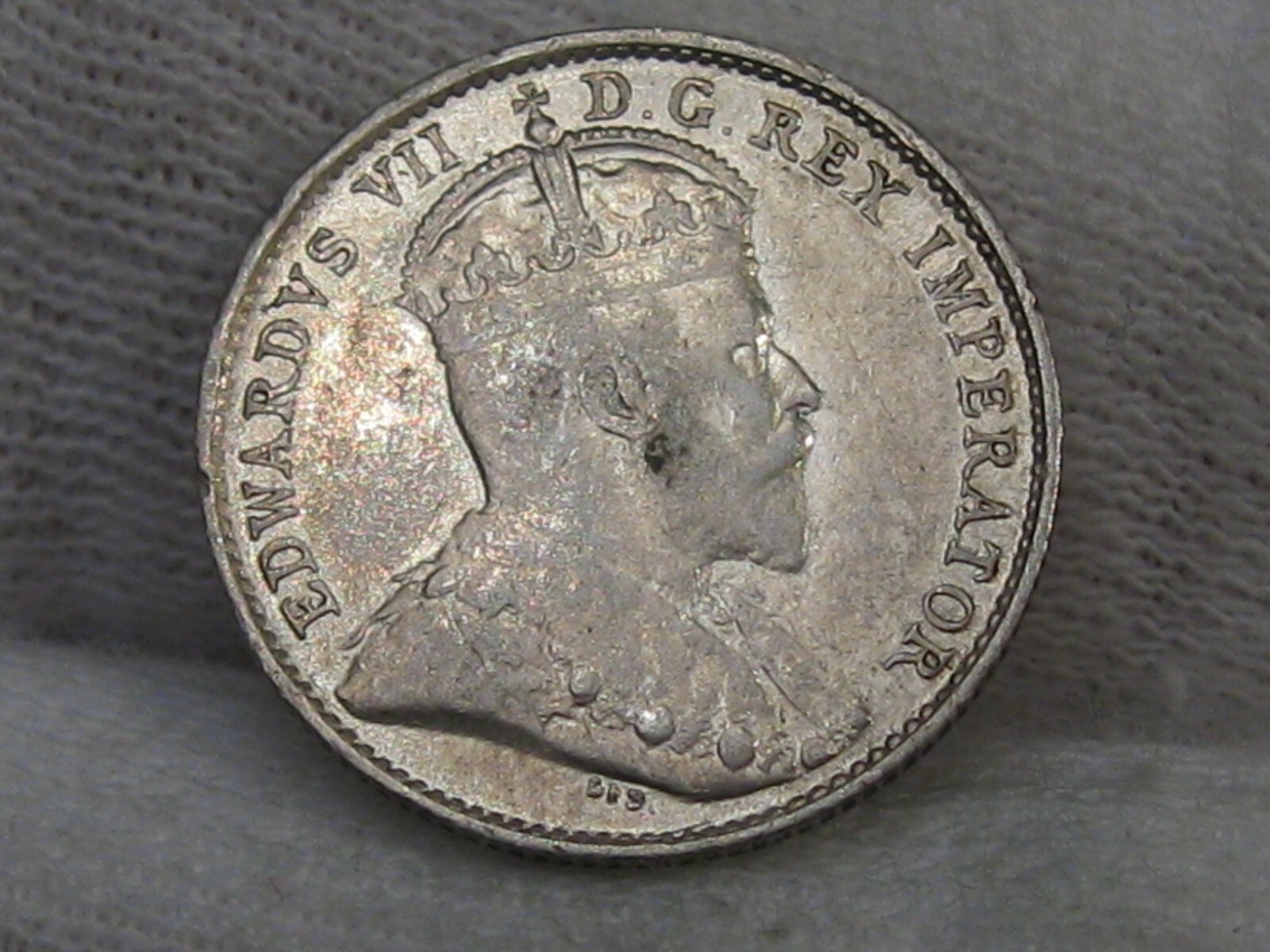 AU 1902 Silver 5¢ Cent CANADA Edward VII.  #16