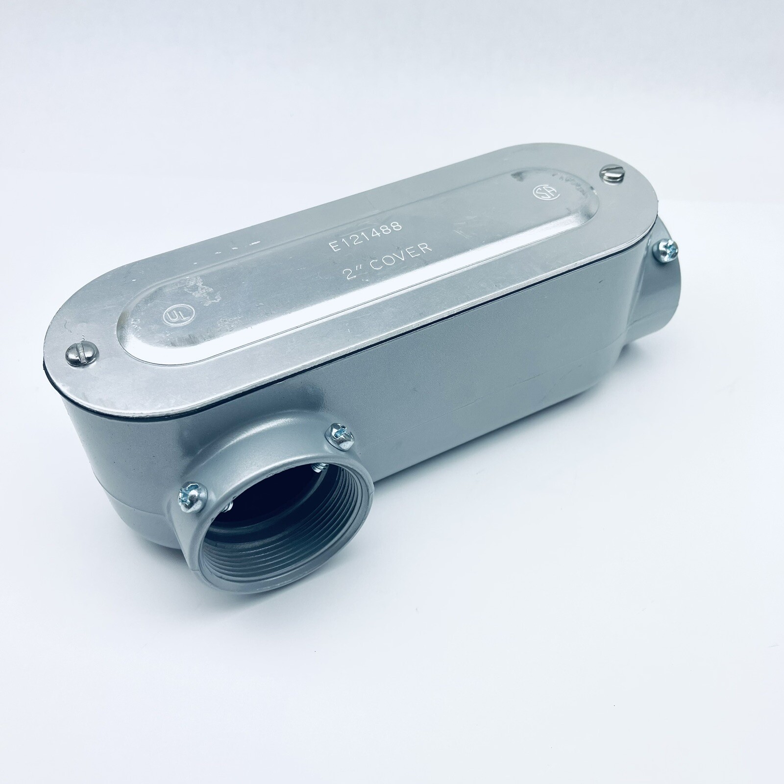 CROUSE-HINDS LR65MTC 2" COMBO LR CONDUIT BODY WITH COVER & NEOPRENE GASKET