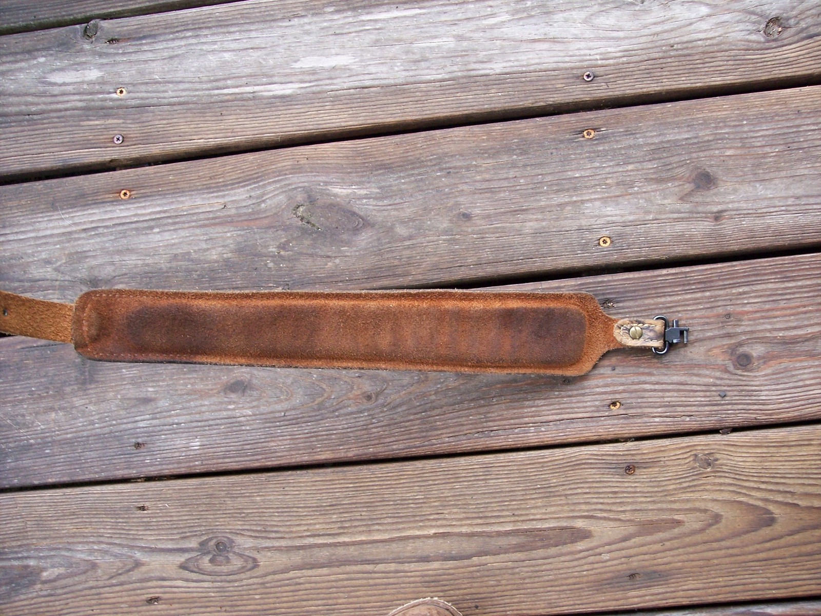 Leather Rifle Padded Cobra Sling W/Swivels Pathfinder