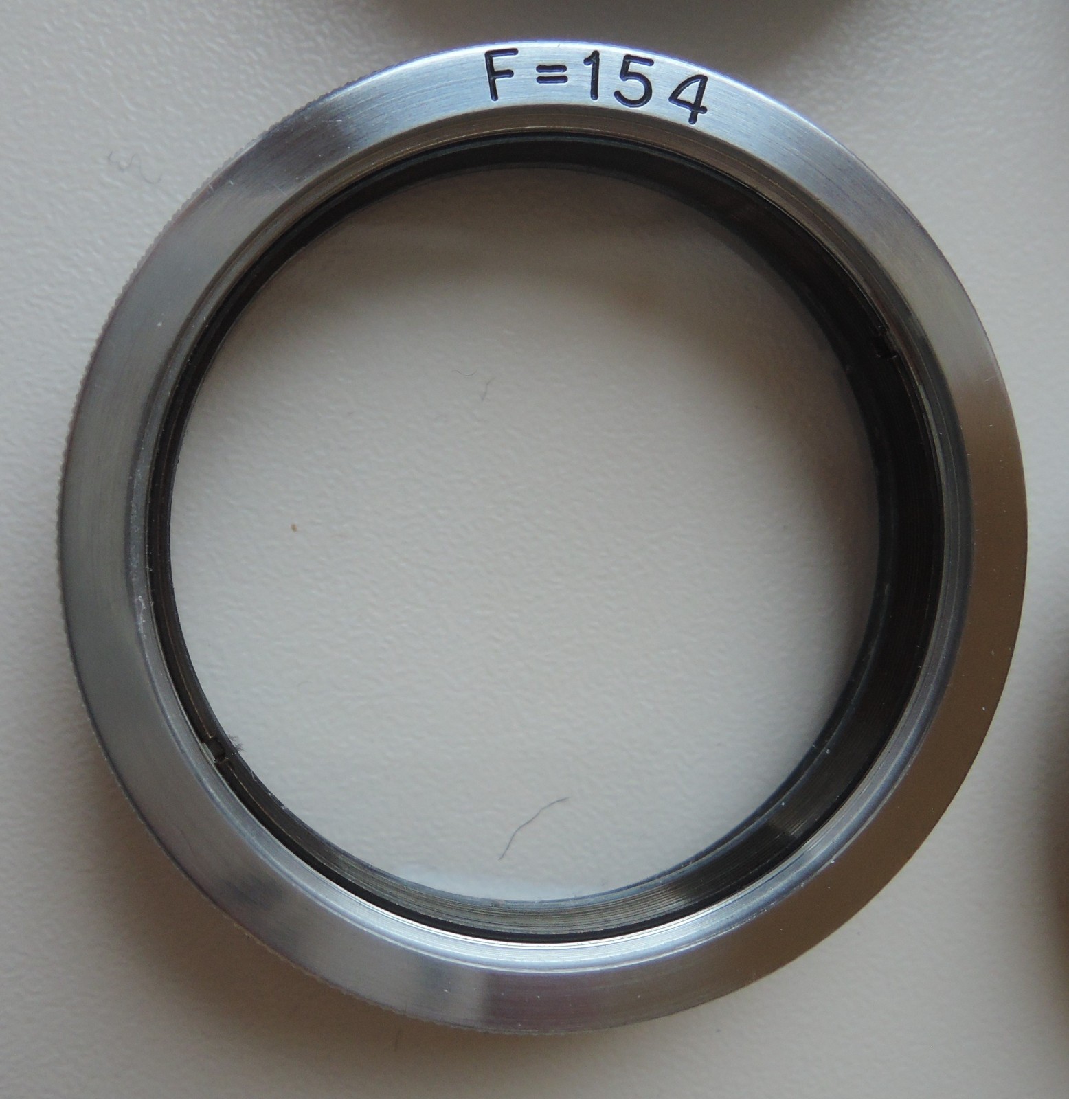 Carl Zeiss Jena Microscope Part Front Lens F=154 Attachment Diameter 43.1 mm