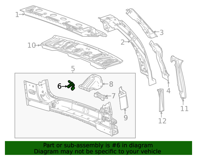 Genuine GM Outer Bracket 84330917